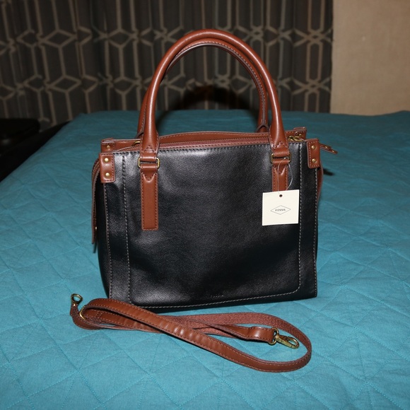 fossil claire satchel